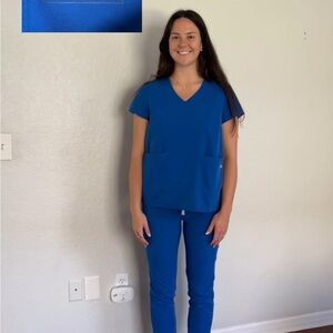 Blue Scrub Set